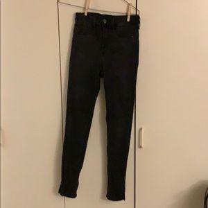 Rag and bone size 25 charcoal skinny jean